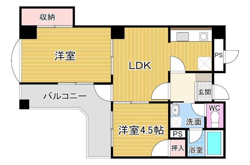 麻布ビル 802号室 間取り