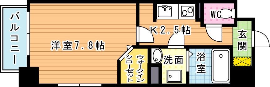 サンスタームーンモナ 501号室 間取り