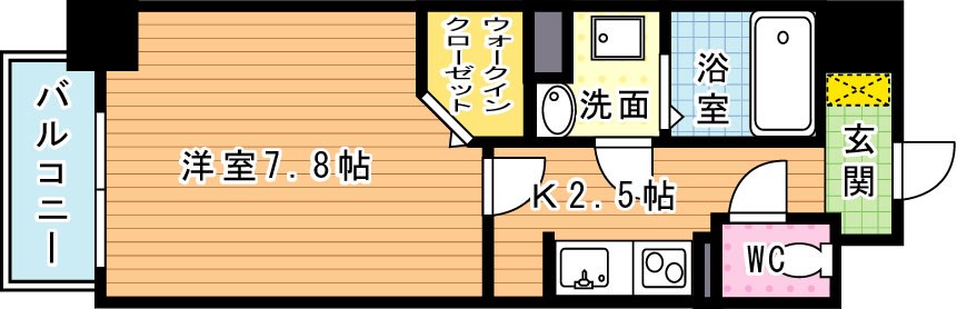 サンスタームーンモナ 502号室 間取り