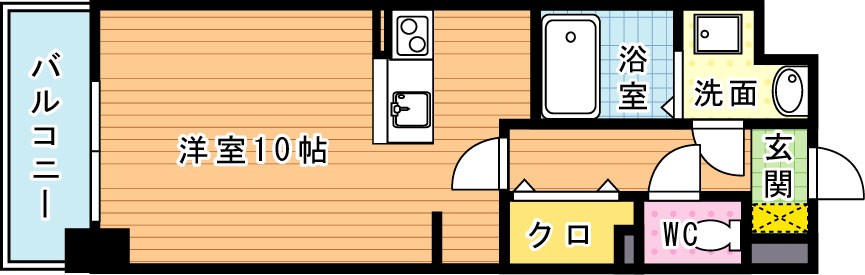 サンスタームーンモナ 503号室 間取り