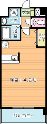 エヴァーグリーンＮ 207号室 間取り