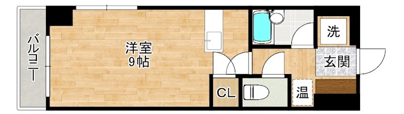 グローリー北方Ⅱ 410号室 間取り