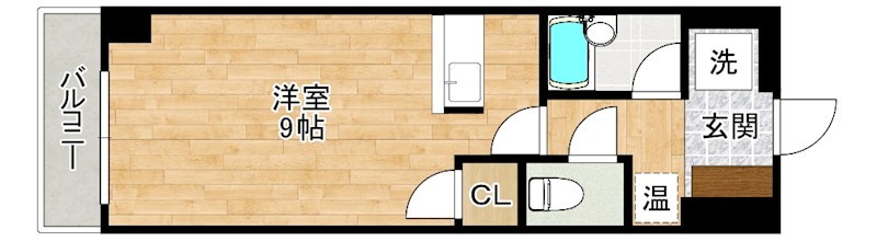 グローリー北方Ⅱ 703号室 間取り