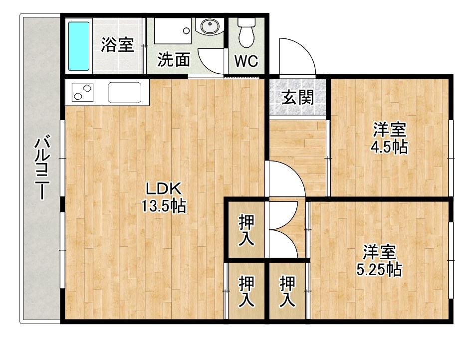 第２ＡＣビル 303号室 間取り