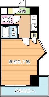 メゾンドカリス  601号室 間取り
