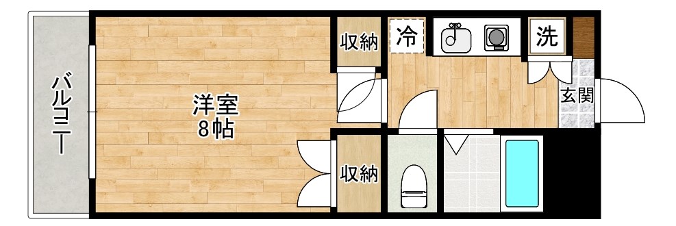 シティルーム境川 間取り図