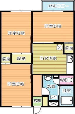 アネックス徳吉Ⅱ 205号室 間取り