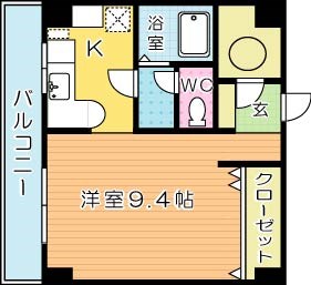 ＡＣＥビルⅠ  707号室 間取り