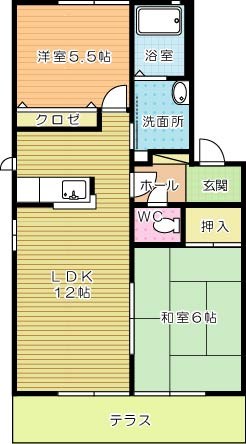 シャルマンＭ・Ｙ 102号室 間取り