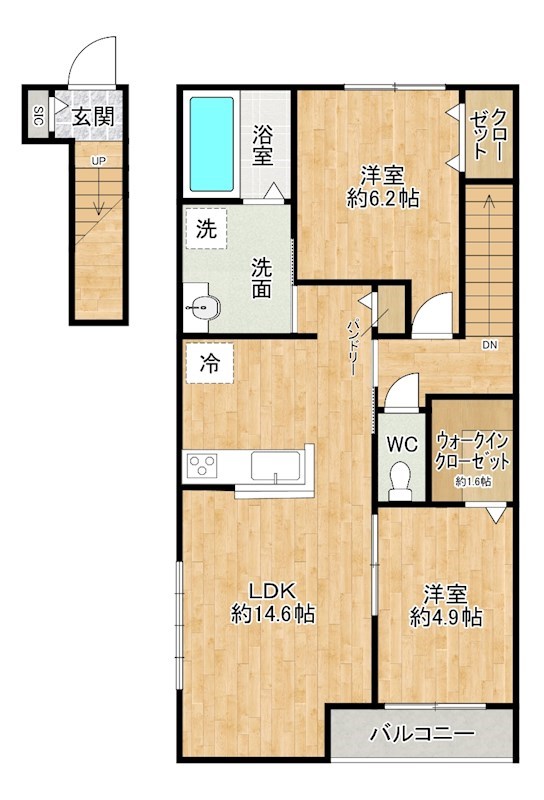 ユアメゾン八重洲 202号室 間取り