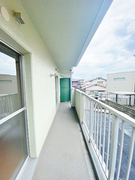 柳井コーポ ベランダ