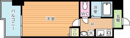 アリエス城野 404号室 間取り
