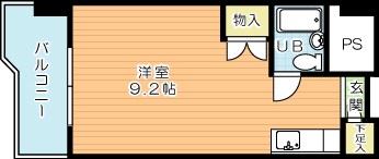 歯大前スカイマンション(分譲賃貸) 513号室 間取り