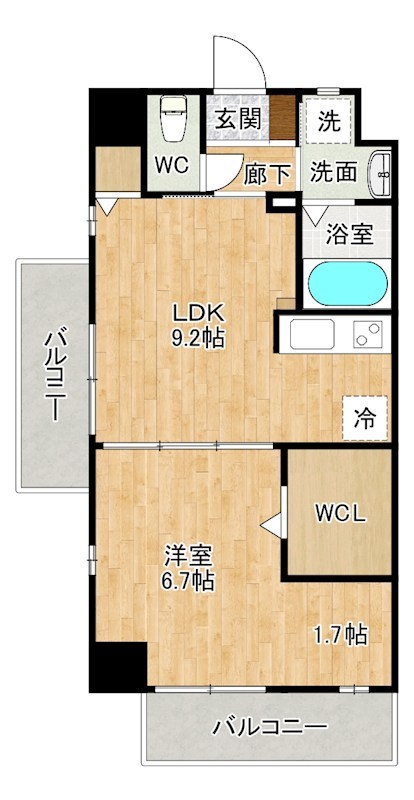 CENTER　MARK　IBORI（センターマーク井堀） 間取り図