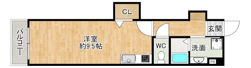 Studie小文字通り（スタディ小文字通り）  1003号室 間取り