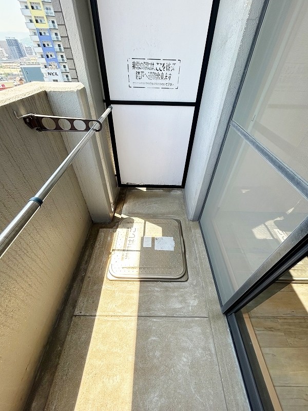 中津口センタービル ベランダ