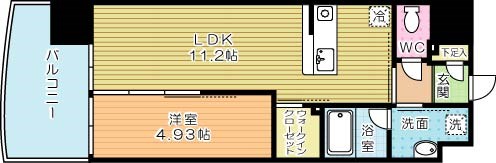 ラフィーネ上葛原 903号室 間取り