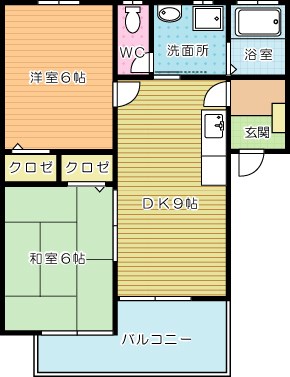 シティベール横代Ｄ 間取り