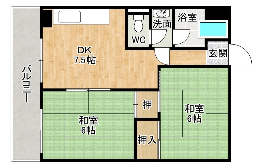 ＭＤＩマンション 502号室 間取り