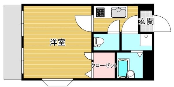 ハイドパーク一枝 205号室 間取り