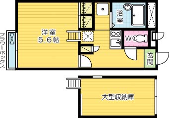 ブリリアント砂津 106号室 間取り