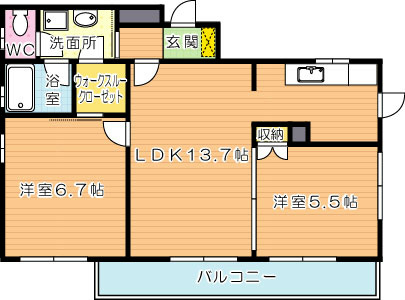 CSスタイル高須 301号室 間取り