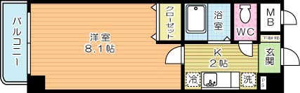 ネット志徳  202号室 間取り