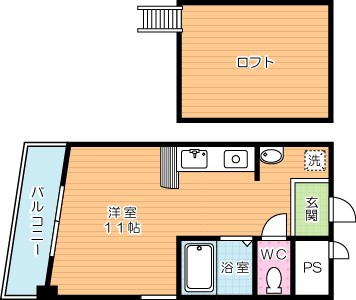 メゾンドエール 705号室 間取り