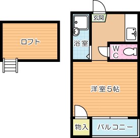 シェマスミ　  204号室 間取り