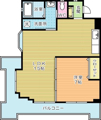 第２imビル 603号室 間取り
