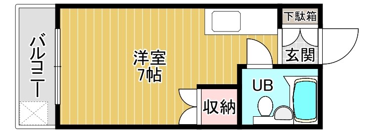 ヤングハイツカメリア  403号室 間取り