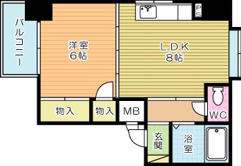 コーポ小林小倉 203号室 間取り