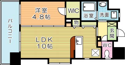 ミーナ原町 1104号室 間取り
