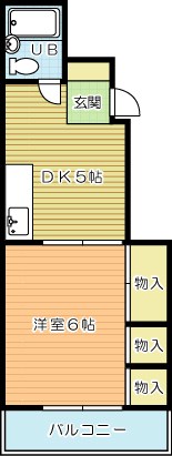 ハイツ清水 402号室 間取り