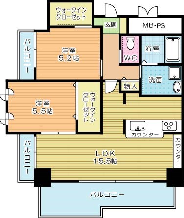ラファエロ 601号室 間取り