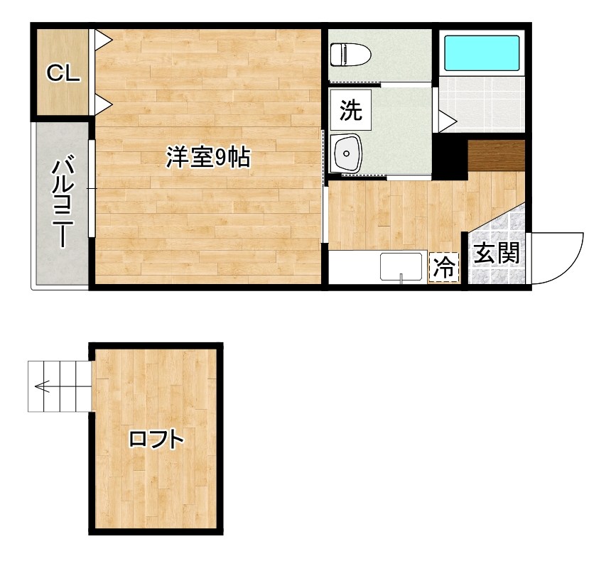 SEPHIROT弐番館（セフィロト弐番館） 203号室 間取り