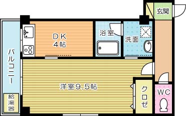 アルファＫⅡ 401号室 間取り