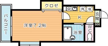 アクス敷島２１ 105号室 間取り