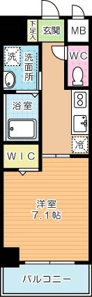 Sugar Park（シュガーパーク） 203号室 間取り