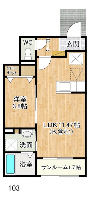 オルタンシア 間取り図
