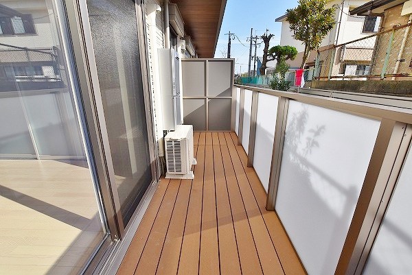 シャーメゾン優蒼の杜　壱番館 ベランダ