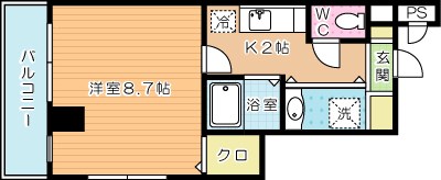 スペースタキ 301号室 間取り