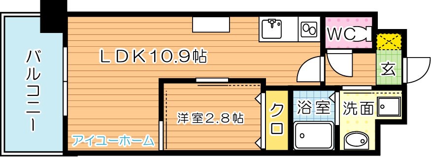 コンダクトレジデンスSANGAMORI 502号室 間取り