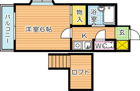 PLEAST医生ヶ丘（プレスト医生ヶ丘） 406号室 間取り
