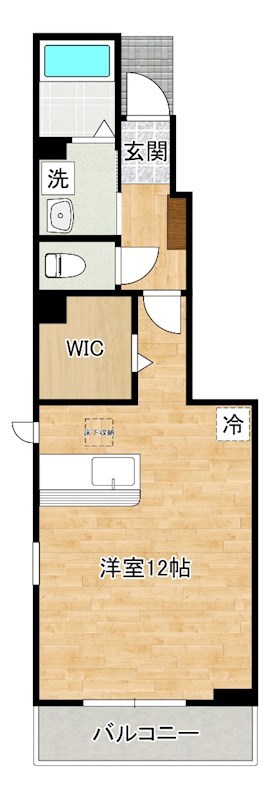 ポラリスＡ 106号室 間取り