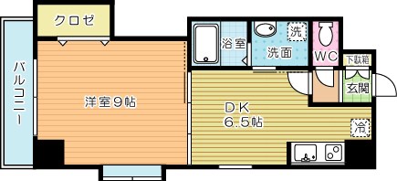 フリーエントＵＴ  304号室 間取り