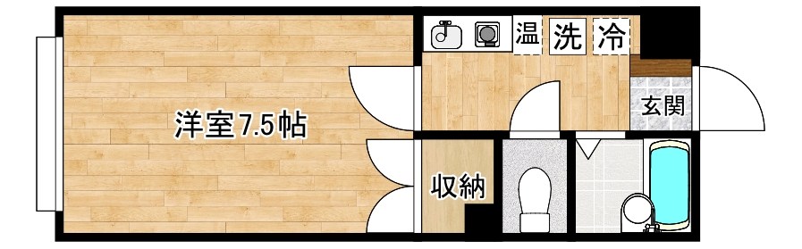 グレース緑ヶ丘    310号室 間取り