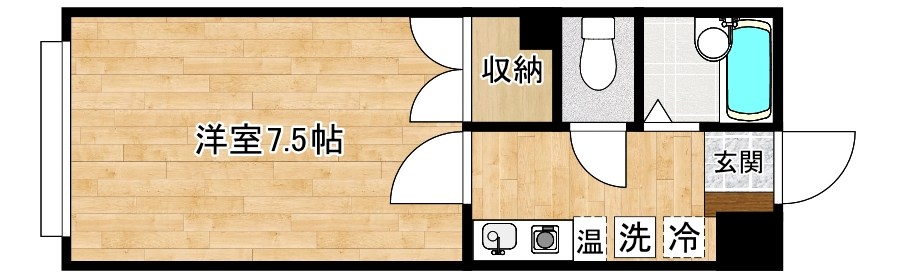 グレース緑ヶ丘    307号室 間取り