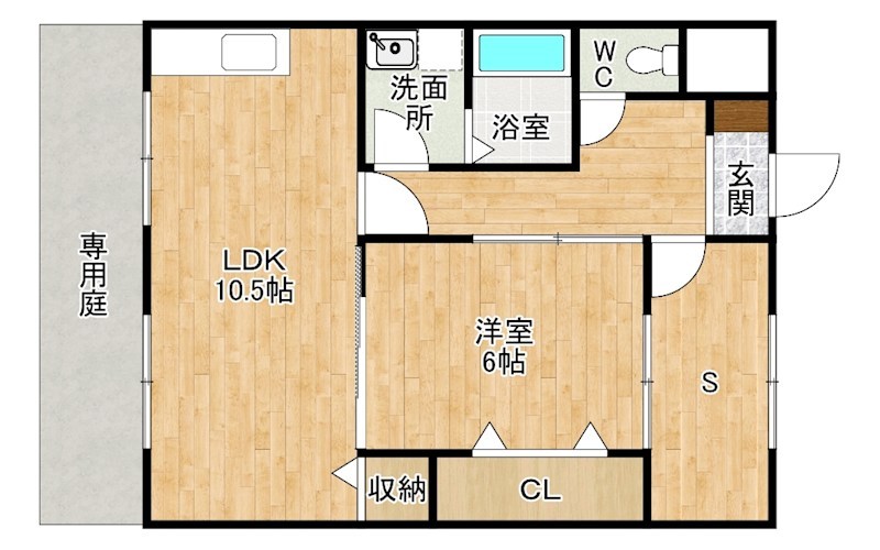 コーポあけだ 102号室 間取り