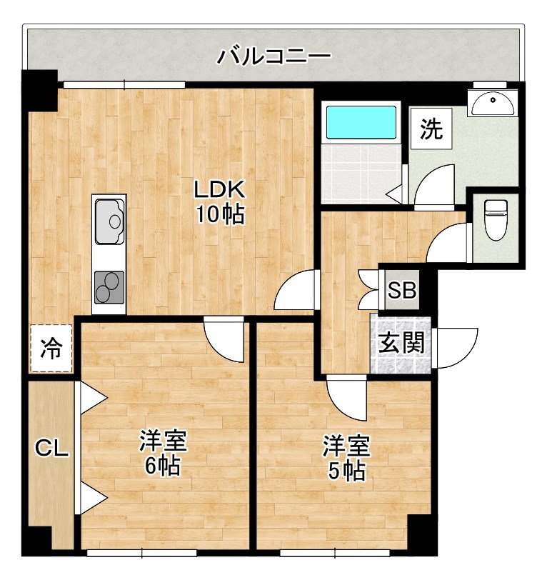 吉宗ビル 403号室 間取り